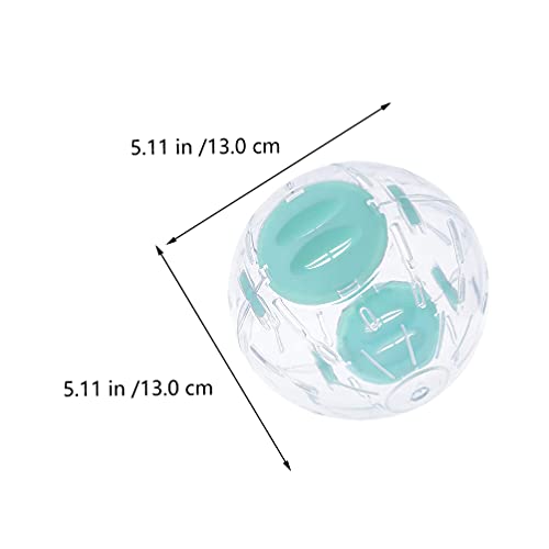 Balacoo Hámster Pelota de Ejercicio Hámster Mini Bola para Correr Pequeños Animales Pelota Rodante Juguete Actividad Centro Rueda Juguete para Chinchillas Erizos Ratones Hurón Ardilla