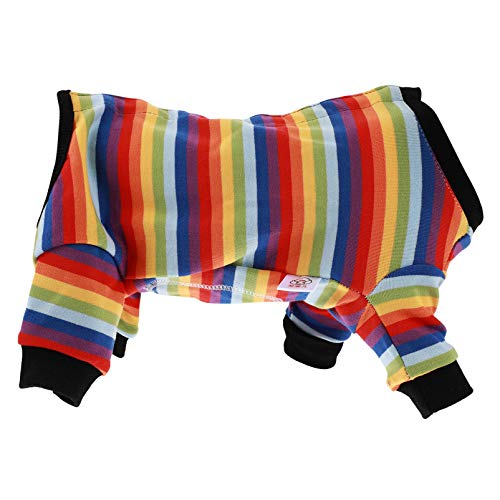 Balacoo Traje de restauración para perros, camisa antifugas para mascotas, recuperación quirúrgica Snuggly traje, pijamas, vendajes para heridas, chaleco postal, talla S