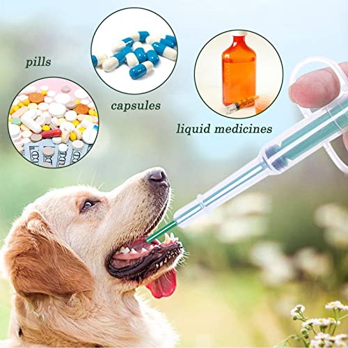 Bantre 3 Piezas Jeringa para Mascotas, Alimentador de Medicamentos Mascotas, Jeringa para Mascotas Animales, para Gatos, Perros, Mascotas