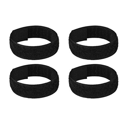 Baoblaze Collar de Gallo 4pcs Anti Crow Evita Que El Gallo Grite para El Gallo - Negro