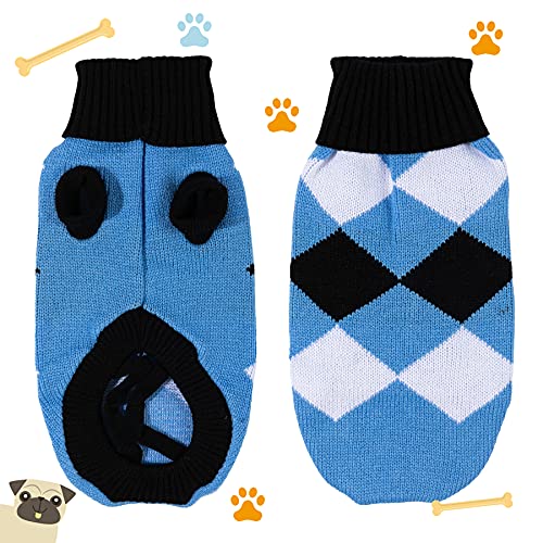 BCASE, Pack 2 Suéter para Mascotas Miniatura o Pequeño, Ropa de Perros, Ropa de Gatos, Suéter Cálido para Invierno, Jersey para Mascotas, Ropa de Diseño, Variedad en Diseños. Tallas S, M, L y XL