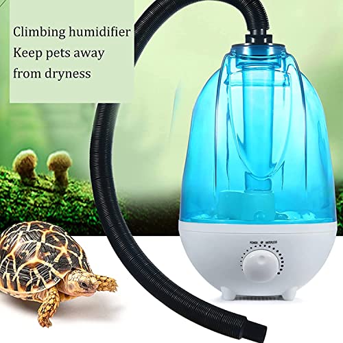 BDRKCC Humidificador de terrarios Simples, Anfibios Reptiles Fogger Fabricante de Niebla Ultra silenciosa, para Serpientes Tortugas lagartas, Camaleones, Ranas