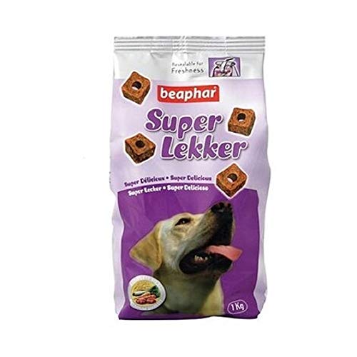 BEAPHAR Pienso / Snack Semi Húmedo SUPERLEKKER, Pack Ahorro 5k (5 x 1 kg)