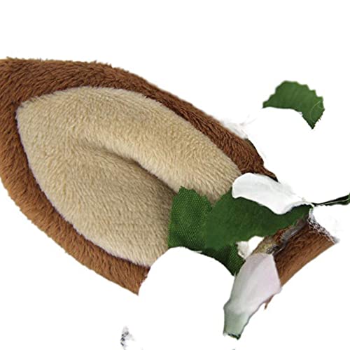 Beito Mascota Navidad Diadema Mascota Traje de Mascota Diadema Reno astas Tocado Headwear Navidad Vacaciones Cabeza Desgaste Navidad Diadema para Perros Gatos l