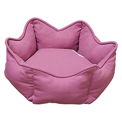 BEI&YANG Arena para Mascotas Arena para Gatos Arena para Perros Cama para Mascotas Extraíble Y Lavable Universal Four Seasons para Gatos Y Perros-Púrpura Caramelo_S (40Cm)