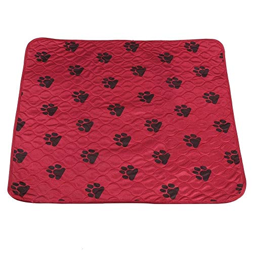 Belissy Alfombrilla reutilizable impermeable para orina de perro o gato, tamaño L