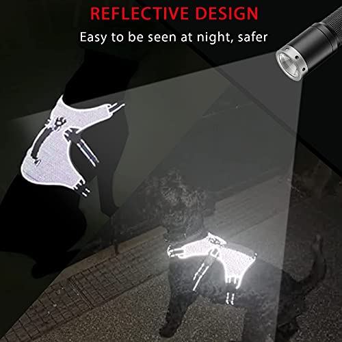 BELPRO Arnés de Apoyo Multiusos para Perro, a Prueba de Escape, Chaleco Reflectante Ajustable con Mango Duradero, arnés para Perros Grandes y Activos (Negro, 2XL)