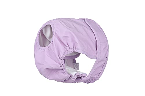 BePetMia Pañales Lavables para Perras, Calzoncillos Higiénicos para Perras en Celo, 5 Tallas de XS a XL, Apto para Todas Las Perras con Incontinencia (S: 30-45cm, Morado)