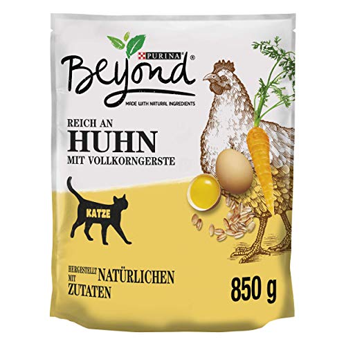 beyond Purina Gato trockenfutter, Completo Grano de Cebada, Ingredientes Naturales, 6 Pack (6 x 850 g)