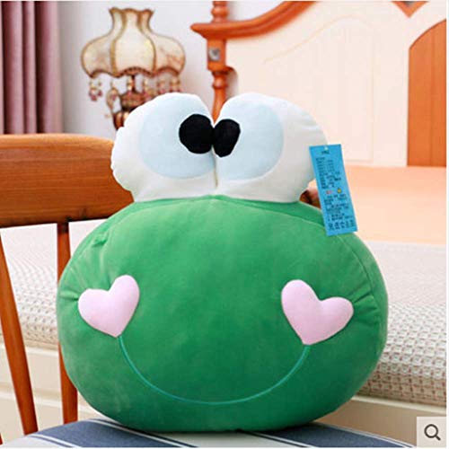 Bigbarry Cómodo 40cm Grandes Ojos de Rana de Peluche Almohada Almohada de la Cama de Juguete muñeca Linda Natural