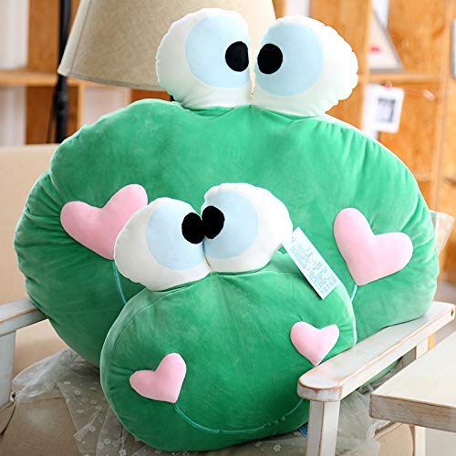 Bigbarry Cómodo 40cm Grandes Ojos de Rana de Peluche Almohada Almohada de la Cama de Juguete muñeca Linda Natural