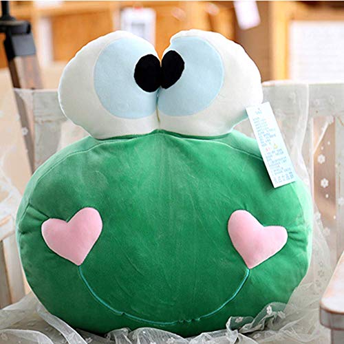 Bigbarry Cómodo 40cm Grandes Ojos de Rana de Peluche Almohada Almohada de la Cama de Juguete muñeca Linda Natural