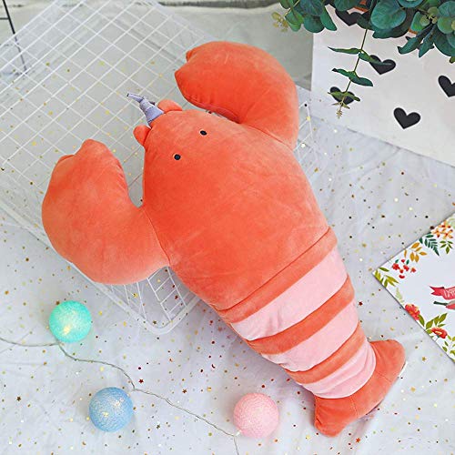 Bigbarry Cómodo 55cm Cama Almohada Animal Marino Grande Juguete de Peluche Almohada Langosta Perezoso Natural