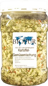 Biopur Alimento orgánico para Perros con Patatas y Verduras en Copos de Patatas y Verduras, 1 Paquete (1 x 200 g)