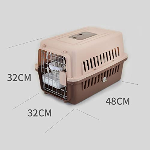 Birdcages Home Pet Carrier Animal Cage Plastic Portable Transport Box Large Cage Spring Lock Door Bird Carrier