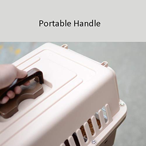 Birdcages Home Pet Carrier Animal Cage Plastic Portable Transport Box Large Cage Spring Lock Door Bird Carrier