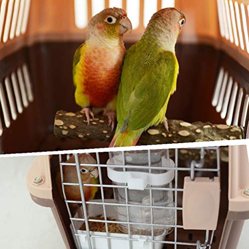 Birdcages Home Pet Carrier Animal Cage Plastic Portable Transport Box Large Cage Spring Lock Door Bird Carrier