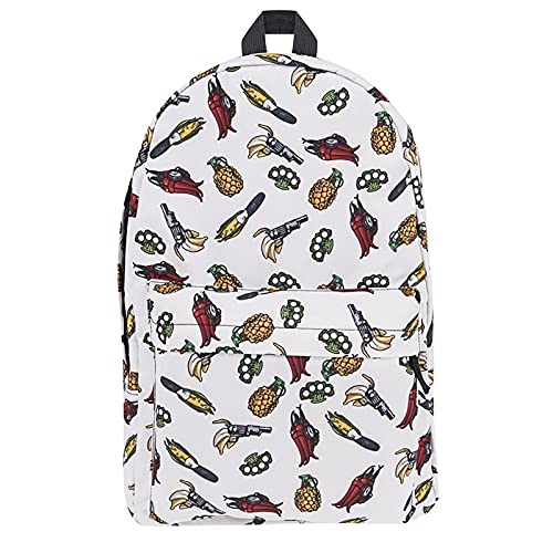 BMDHA Mochilas Escolares, Mochila Cartoons Printing, Mochila Escolar Adolescente Travel Big Space Mochilas Escolares Trendy Outdoor Student Shoulders