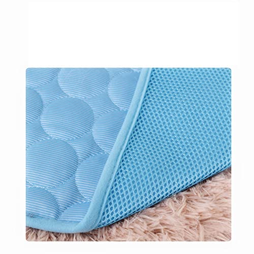 BOENTA Cama Coche Perro Dog Cooling Mat Large Dog Cool Mat Pet Cooling Mat Cool Mat Cat Kennel Pet Beds For Dogs Dog Crate Mat XS-40X30cm,Blue