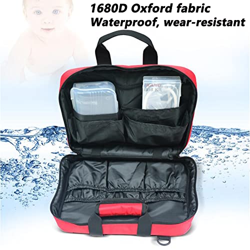 Bolsa de botiquín de Primeros Auxilios Profesional, botiquín médico de Emergencia, Impermeable, Resistente Desgaste, Tela Oxford, para automóviles, campamentos, Viajes, Oficina, Deportes emergencias