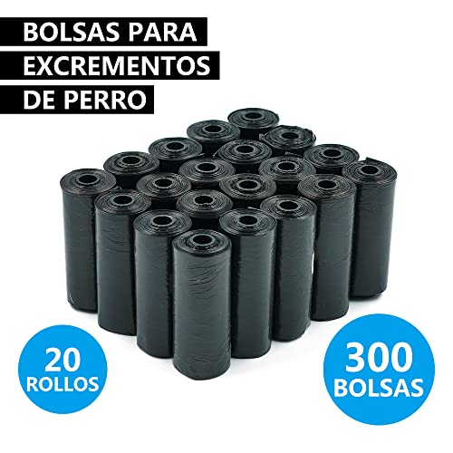 Bolsas de Caca Perro Bolsas para excrementos de Perros Bolsas de Caca Bolsa Excremento Bolsas para Perro (300Bolsas)