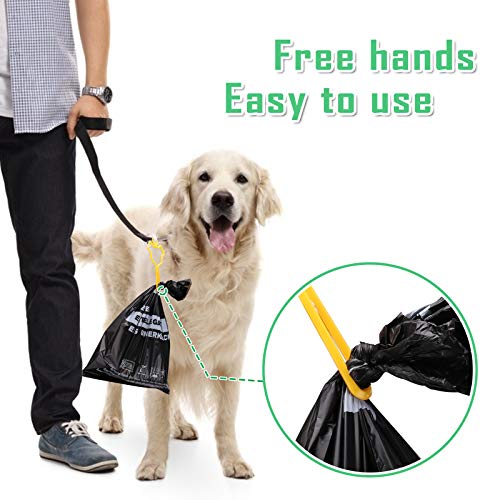 Bolsas Perro Bolsas Caca Perro Biodegradable Con Adaptador, Resistente Al Desgarro E Impermeable, DiseñO Grueso - 24 Rollos / 480 Piezas