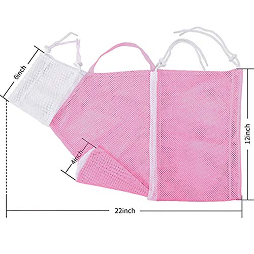 Bolso de malla de ducha de gato, bañado anti bañera de bañera Bolsa resistente a la mordida y bolso de ducha de gato resistente los rasguños para el baño de gato cortador de uñas y limpieza de orejas