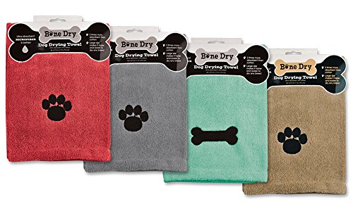 Bone Dry DII Hueso seco Mascota de Microfibra Ultra Absorbente Toalla de Secado Guantes y