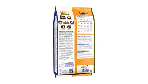 bosch HPC Adult con ave fresca y mijo | Alimento seco para perros adultos de todas las razas | 1 x 3 kg