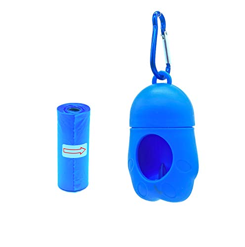 Botella de Agua para Perros portátil Envase de Comida Juguete y Dispensador de Bolsas para Mascotas Accesorio excursiones y Viajes Dos Cuencos Plegables para la Comida y Bebedero