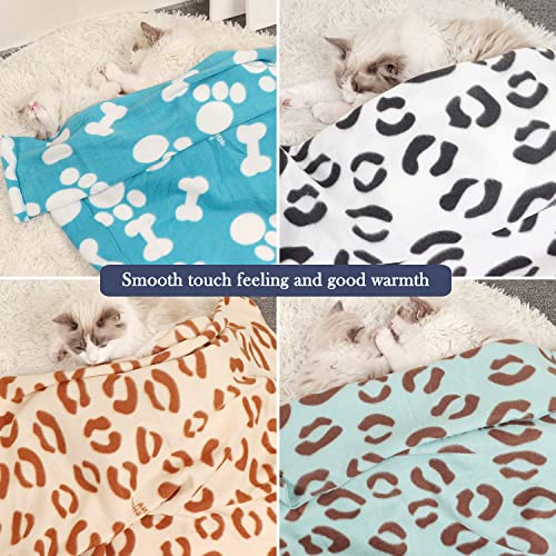 BPS 3Pcs Manta para Perros Gatos Mascotas Manta Suave 2 Tamaño para Elegir Colores Envian al Azar (Size L: 120*100 cm) BPS-1040*3 (3 Pcs)