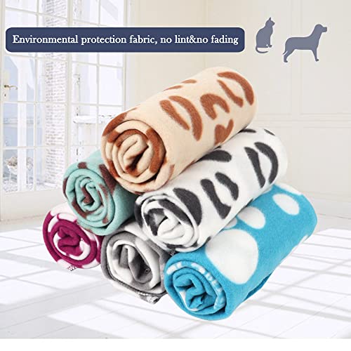 BPS 3Pcs Manta para Perros Gatos Mascotas Manta Suave 2 Tamaño para Elegir Colores Envian al Azar (Size M: 80*80 cm) BPS-1039*3