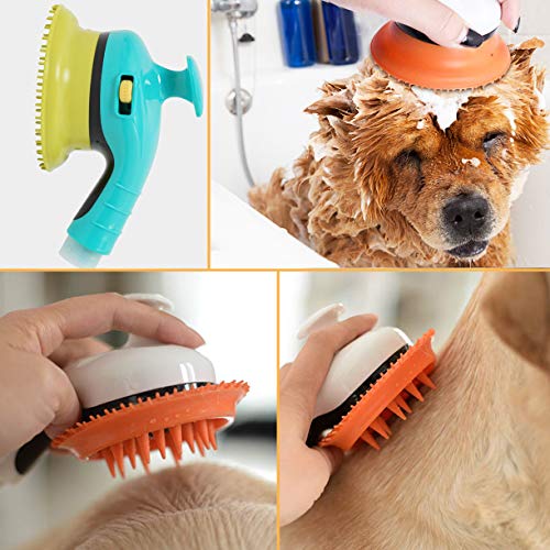 BPS Cabezal de Ducha Grifo para Mascotas Perro Gato Herramienta Masaje Portátil Accesorios de Ducha y Baño Uso Interiores y Exteriores Color al Azar BPS-5484