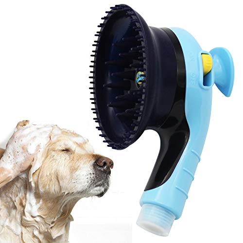 BPS Cabezal de Ducha Grifo para Mascotas Perro Gato Herramienta Masaje Portátil Accesorios de Ducha y Baño Uso Interiores y Exteriores Color al Azar BPS-5484