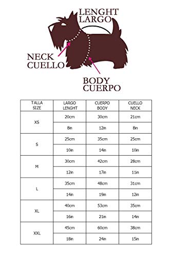 BPS® Chubasqueros Impermeables para Mascotas Perros, Impermeables con Capucha para Perro Pequeño Mediano y Grande con Material 100% Poliéster (Rosado, 20cm) BPS-9465RS