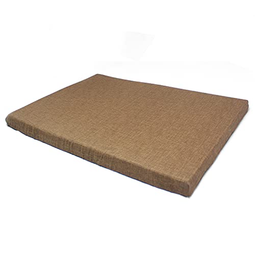 BPS Manta Colchoneta para Perros Gatos Cama Mascotas Espesor 8cm Antideslizante Funda Reemplazable Tamaño S/M/L Portatil Colchón Sofá Almohada Suave (M: 65x95 cm, Marrón) BPS-14145MA