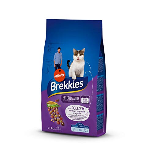 Brekkies Pienso para Gatos Esterilizados con Pollo - 1500 gr