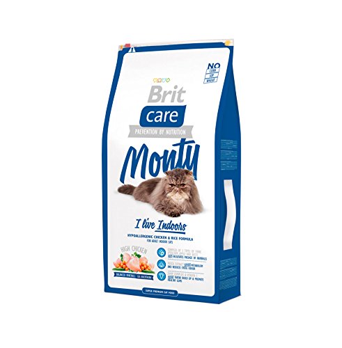 Brit Care Cat Monty I'm Living Indoor Comida para Gatos - 7000 gr