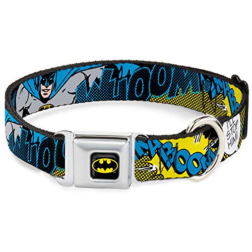 Buckle Down BMC Batman Negro/Amarillo Collar de Perro