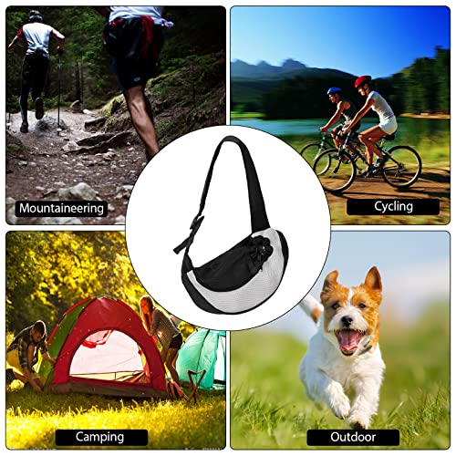 Bulaned Mochila para Perros Gatos, Ajustable Portador para Mascotas Pequeñas, Bolso De Hombro para Mascotas, Bolsa De Viaje para Perros, Bolso Bandolera para Mascotas