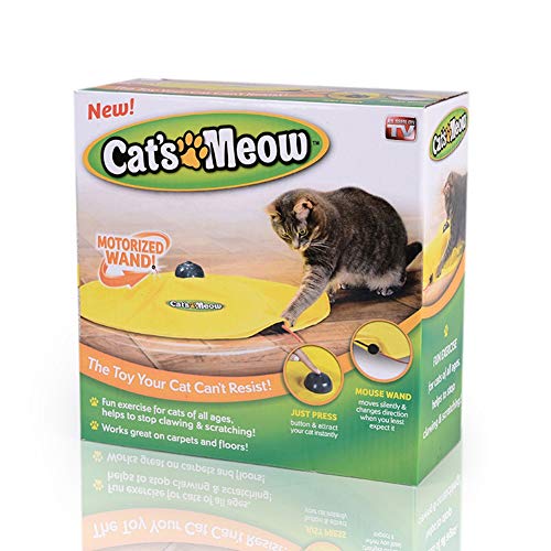 BUYTER Cat'S Meow Pánico con El Mouse Juego Interactivo para Gatito Juguete