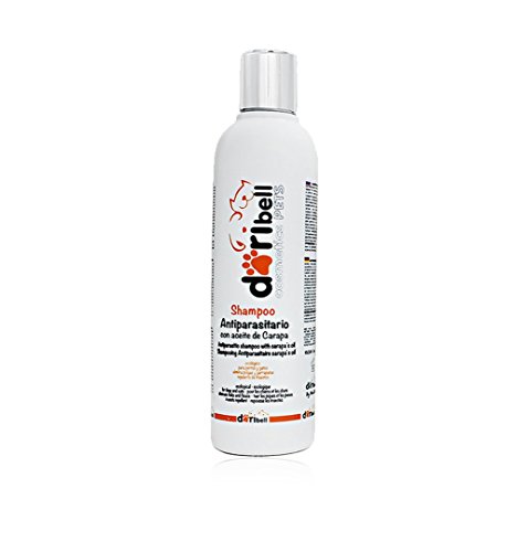 BY DORIBELL Champú Antiparasitario Ecológico con Aceite de carapa Perros y Gatos 250ml.