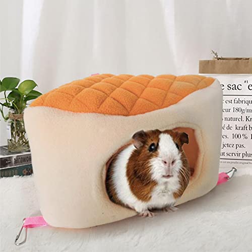 Cama de la tienda de mascotas, hogar cálido y duradero de algodón Hamsters tienda nido camas casas para pequeños animales