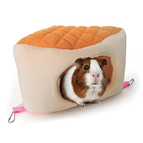 Cama de la tienda de mascotas, hogar cálido y duradero de algodón Hamsters tienda nido camas casas para pequeños animales