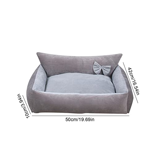 Cama ortopédica para mascotas, acogedoras camas para mascotas, ortopédica, gel refrescante y camas de espuma viscoelástica para perros pequeños, medianos y grandes, colchón ergonómico para cama para p