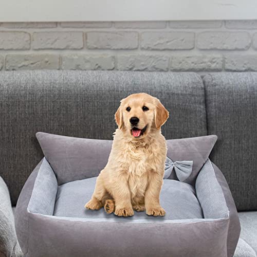 Cama ortopédica para mascotas, acogedoras camas para mascotas, ortopédica, gel refrescante y camas de espuma viscoelástica para perros pequeños, medianos y grandes, colchón ergonómico para cama para p