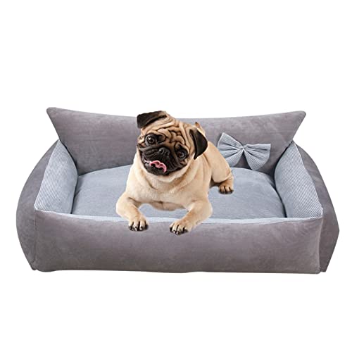 Cama ortopédica para mascotas, acogedoras camas para mascotas, ortopédica, gel refrescante y camas de espuma viscoelástica para perros pequeños, medianos y grandes, colchón ergonómico para cama para p