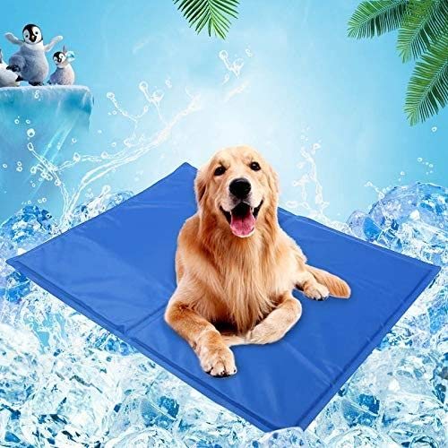 Cama para mascotas Colchoneta para enfriar perros Cojín de hielo para mascotas Colchoneta para cachorros Colchoneta para gato grande grande Verano Mantener fresco Colchoneta para enfriamiento de gel