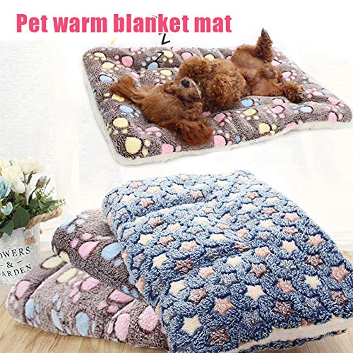 Cama para mascotas, manta para mascotas, almohadas de cama para perros, cama para perros, felpudo suave, franela para invierno, gruesa, cálida para dormir para perros, gatos, desmontable y lavable