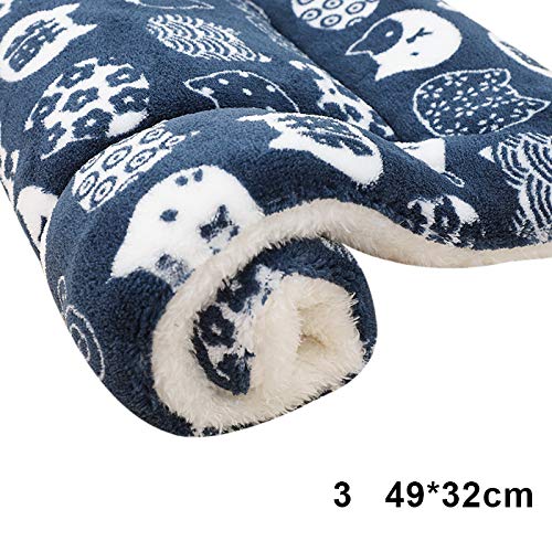 Cama para mascotas, manta para mascotas, almohadas de cama para perros, cama para perros, felpudo suave, franela para invierno, gruesa, cálida para dormir para perros, gatos, desmontable y lavable